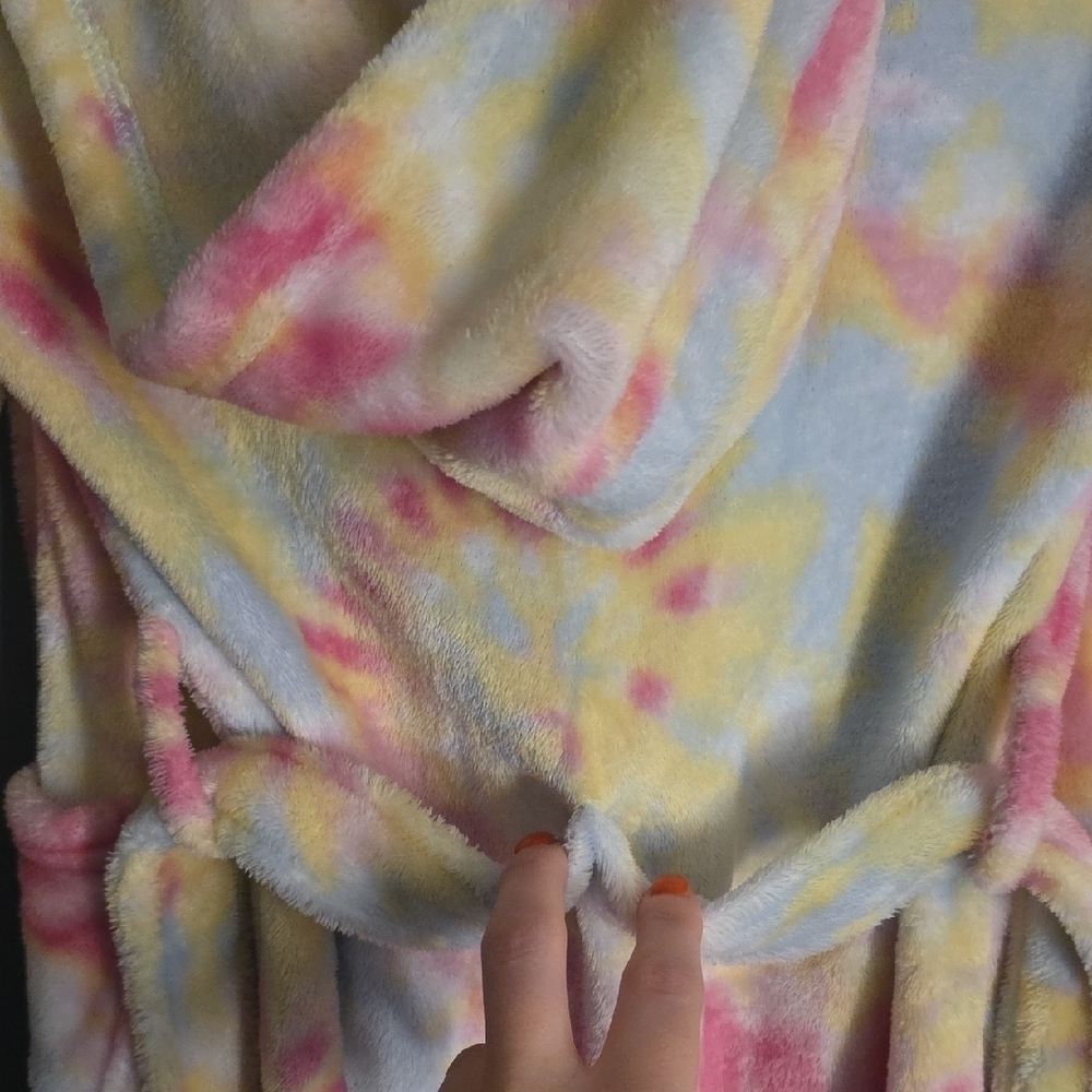 Cuddl Duds Kids Tie-Dye Pajama Robe - Picture 6 of 7